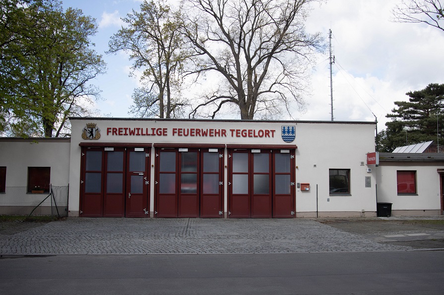 Das alte, marode Wachgebäude der Feuerwehr in Tegelort