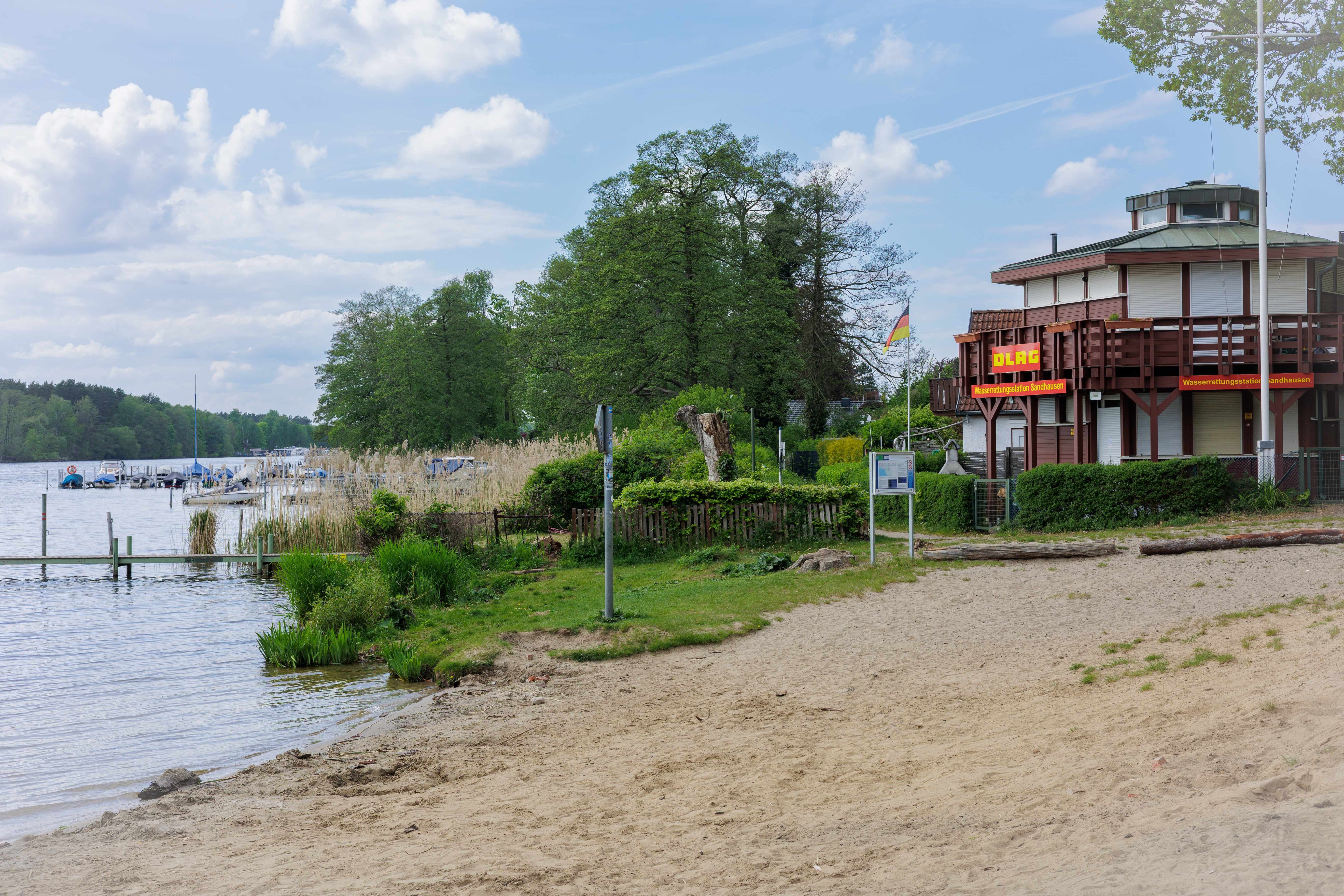 Die Badestelle an der Sandhauser Stra�e